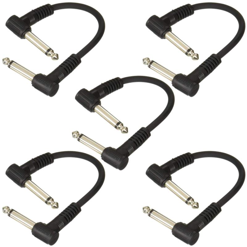 Rakuten - 【5本セット】キクタニ パッチケーブル 15cm (L/L) 直径5φ P-15 BLK 5本