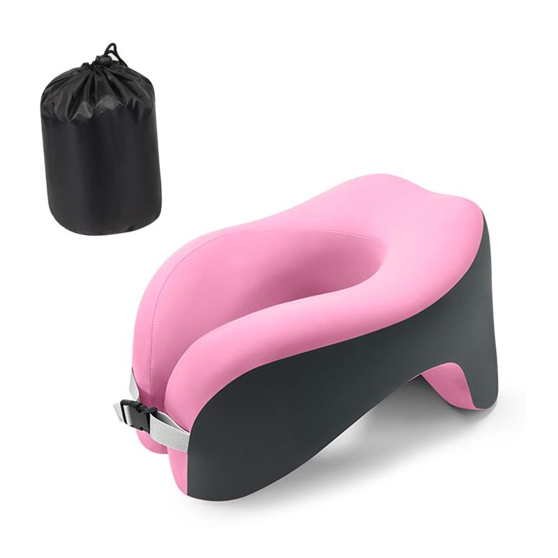 昼寝 枕 うつ伏せ 仮眠 快適 まくら デスク オフィス リラックス 低反発 ピロー ネック 腕が痺れない 収納袋 付き