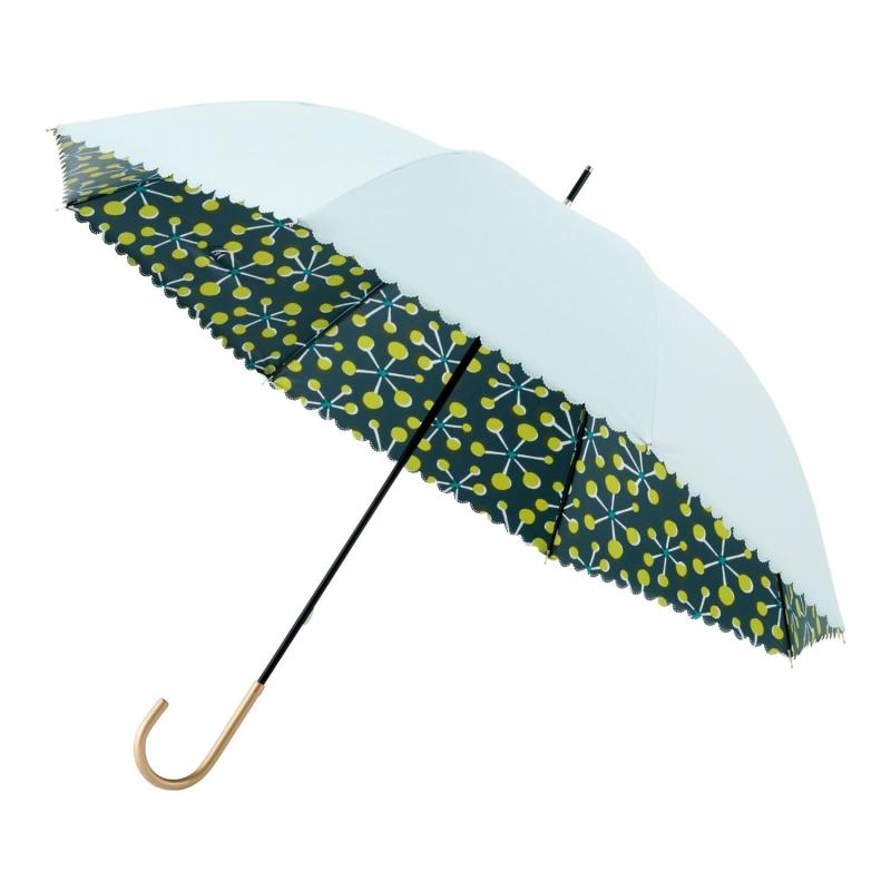 樂天商城 - ムーンバット 【エスタ】 日傘 長傘 レディース 晴雨兼用 遮光 遮熱 UV ロング スプリット 31-230-30260-06