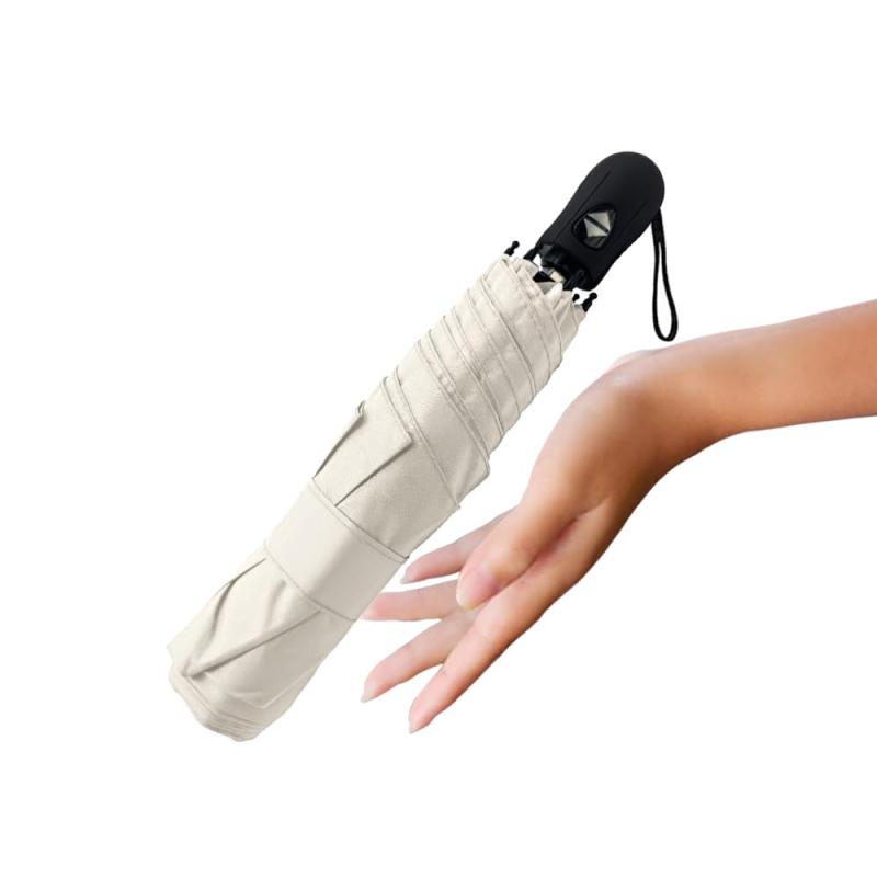 Rakuten - 自動折りたたみ晴雨両用 超軽量 日傘 紫外線カット率100% 完全遮光 断熱 26cm ワンタッチ自動開閉 防風防水 コンパクトで持ち運び便利 収納袋付き おしゃれデザイン 母の日ギフト