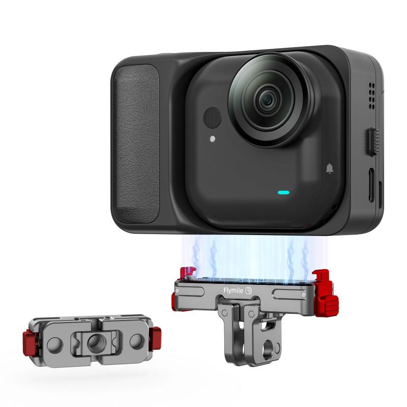 Insta360 GO Ultra 用 クイックリリースマウント マグネット拡張アダプター アルミ...
