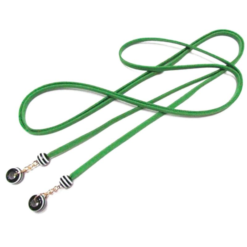 WHITE FANG(ホワイトファング) ウエスト ベルト 細 皮 紐 チャーム付き カジュアル 森ガール レディース BT184