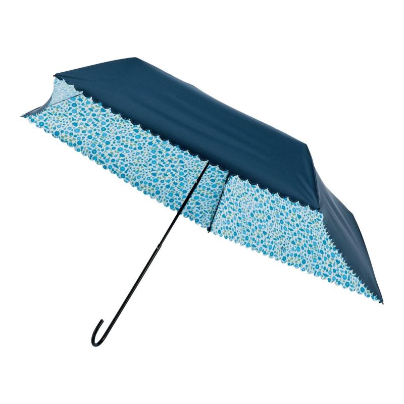 Rakuten - ムーンバット 【エスタ】 日傘 折りたたみ傘 レディース 晴雨兼用 遮光 遮熱 UV ミニ フラワーベット 31-230-30261-05