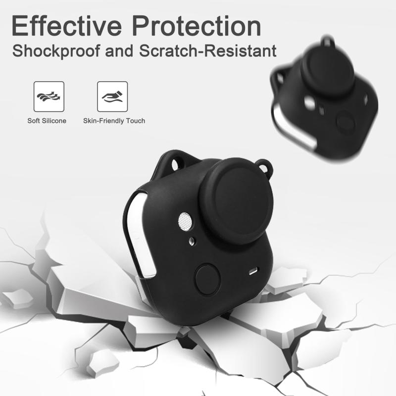 FiTSTILL INSTA 360 Go Ultra用保護セット、スクリーンプロテクター + シリコンケース + シリコンレンズプロテクター、INSTA 360 Go Ultra保護アクセサリー