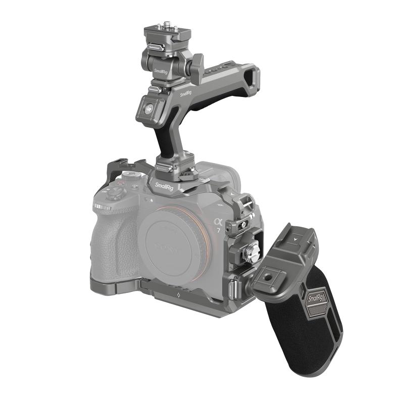 SmallRig Sony対応 Alpha 7R V用/Alpha 7 IV用/Alpha 7S III用 カメラケージキットHawkLockクイックリリース アドバンス カメラケージ トップハンドル サイドハンドル モニターマウント HDMI 用ケーブ