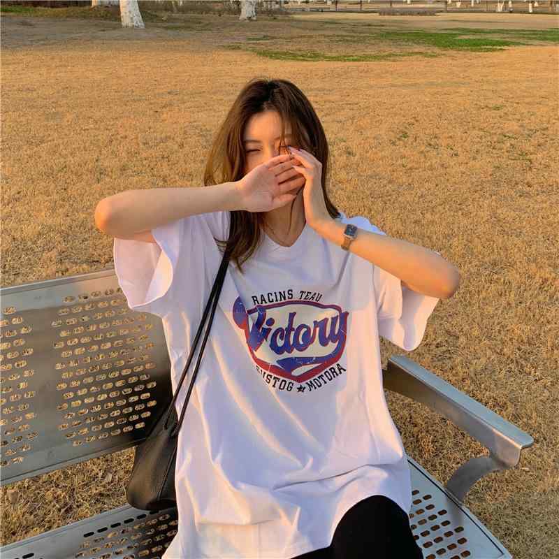 Tシャツ レディース 半袖 トップス チュニック カットソー ゆったり ゆるシルエット プルオーバー クルーネック 丸首 ヴィンテージ風 古着風 ストリート系 アメカジ 原宿系 レトロ カジュアル ルーズ 春夏