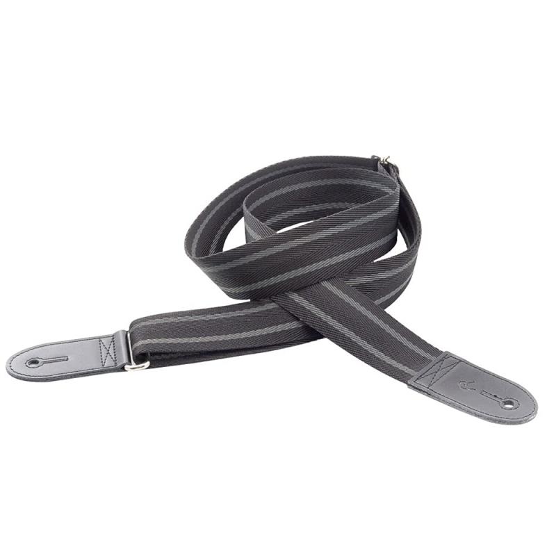 RightOn STRAPS (ライトオン ストラップス) ギターストラップ 幅 4cm、長さ 85~145cm SPIKE BASIC BLACK