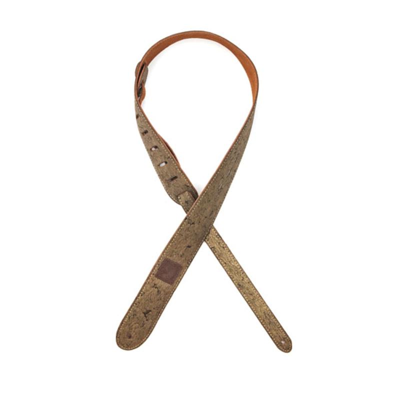 Musical Instruments - Planet Waves by D'Addario プラネットウェーブス ギターストラップ 20SD03 Gold Cork design 【】