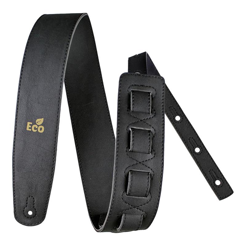 乐天商城 - バッソ ギターストラップ ブラック Basso GUITAR ECO STRAP VEGAN ECO 01 BLACK 黒