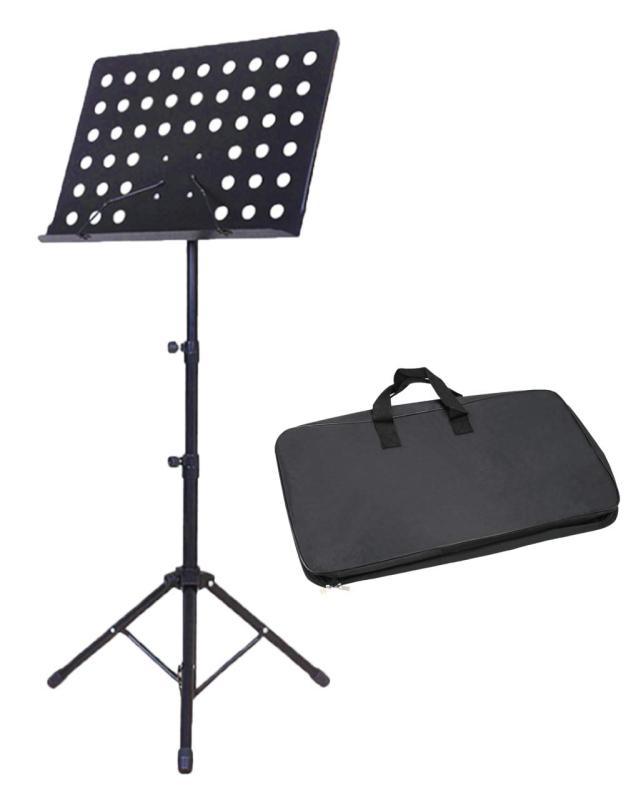 Music Stands - ヒロワールドトレード 譜面台 専用袋付 高さ調整 譜面 楽譜 台 吹奏楽 バンド オーケストラ 大型 収納 袋 付