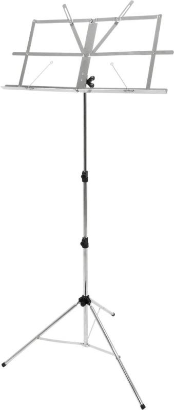 Music Stands - KC 譜面台 軽量スチール製 MS-1ST/CR クローム (ソフトケース付)