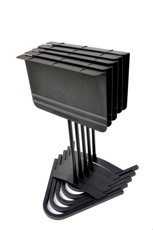 Music Stands - マンハセット 譜面台 M81 ハーモニースタンド(Harmony Stand)ブラック 6本セット