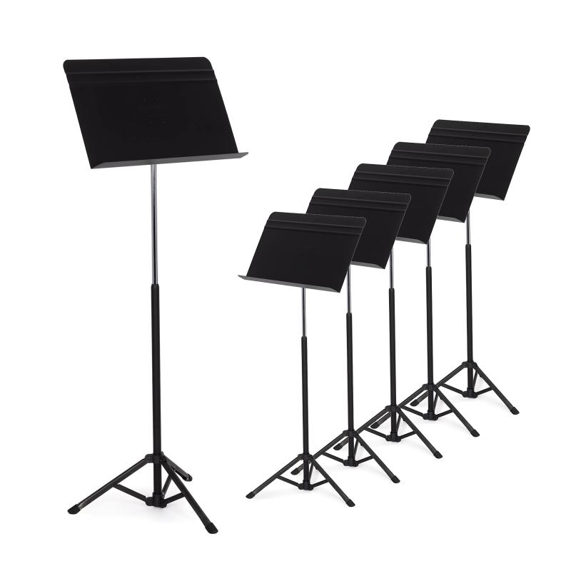 Music Stands - マンハセット Manhasset 譜面台 ボイジャースタンド(Voyager Stand) 【M526】 カラー：ブラック 6本セット