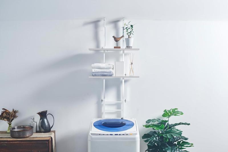 Rakuten - 大竹産業 ランドリーラック 突っ張り 防水パン ランドリー