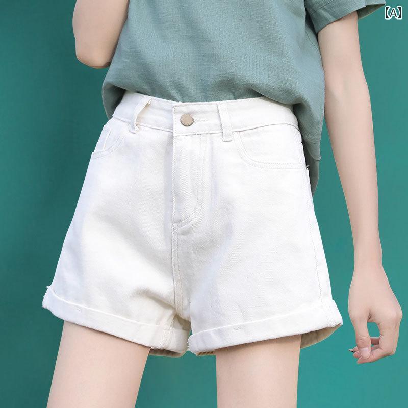 ・カテゴリ: デニムパンツ・主な素材: 綿 70%-80%・パンツ丈: 三分丈・ウエスト: ハイウエスト・厚み: 通常・デザイン: プレーンカラー、折り返し、ウォッシュ加工・カラー展開: ホワイト、ブラック、ライトブルー、ダークグレー、ダークブルー・サイズ展開: S、M、L、XL、2XL、3XL、4XL、5XL、6XL・スタイル: 通勤、快適カジュアル・シルエット: ルーズフィット・伸縮性: なし