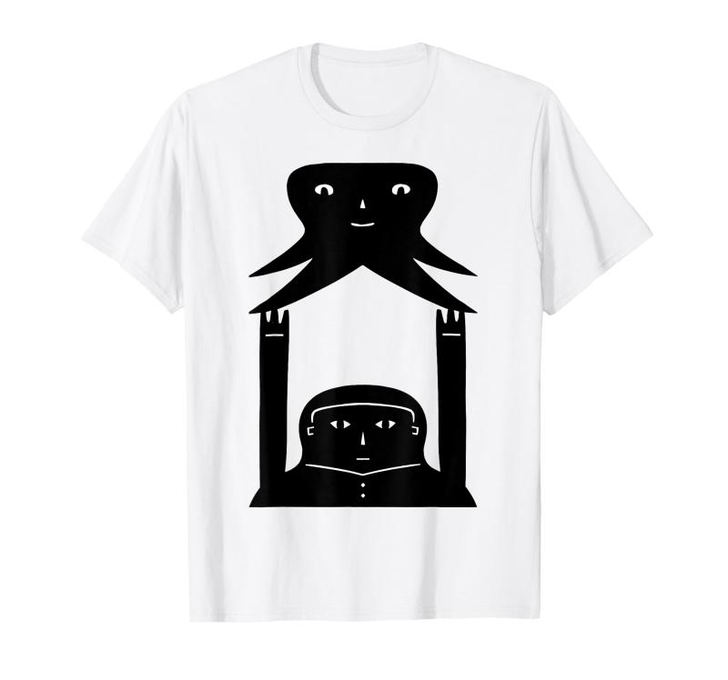 Funny paper cutting by Jad Fair Tシャツ