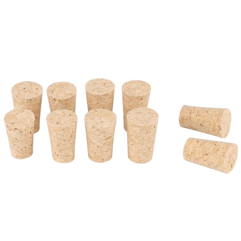 Asixx 10個セット コルク栓 ワイン瓶・ビール瓶用 ナチュラル 木製 ワインストッパー ワイン栓 瓶の栓(ワイン瓶用22*17*35) putera-10121361 GRATIQUE MIEI パッケージ画像