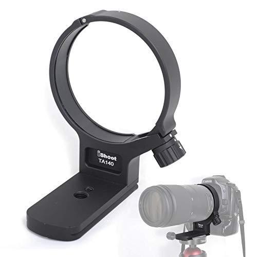 iShoot メタルのリング式三脚座、レンズサポート、三脚マウントリング for Tamron 100-400mm F/4.5-6.3 Di VC USD 望遠レンズ モデル A035 (Canon AFA035C-700、Nikon AFA035N-7