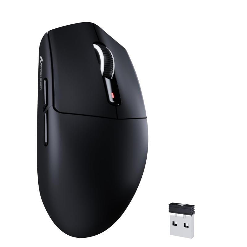 ATTACK SHARK G3 ワイヤレスゲーミングマウス、超軽量59g±3g、BK52820チップ搭載、22000DPI 原相PAW3311センサー、3モード（有線/Bluetooth/2.4GHz）、プログラマブルドライバ対応、500mAh大容量バッ