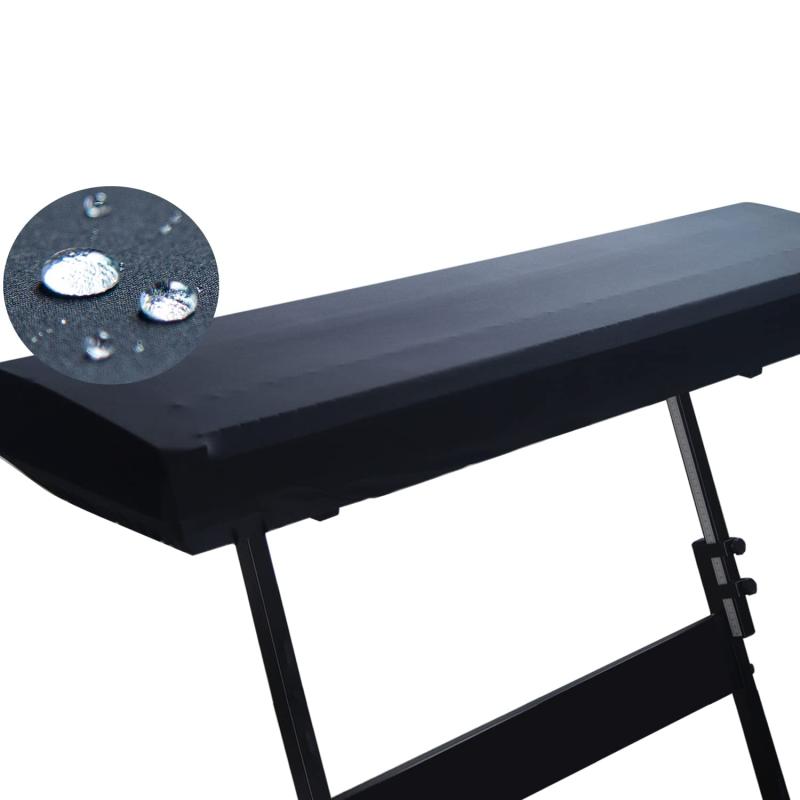 Mooson ピアノダストカバー 61-88キー 重み付きキーボード 小型キーボード ピアノカバー 防水 ロッククラスプ ほこりや汚れから保護