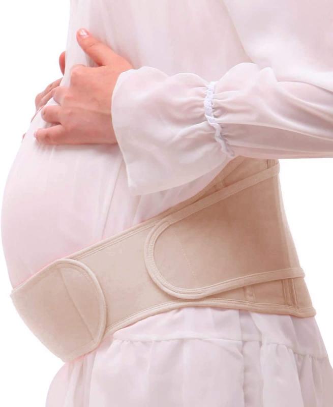 GRATIQUE MIEIのMAQKON 妊婦帯 骨盤ベルト腹帯 マタニティベルト 妊娠帯 マタニティ ベルト 産前 産後 兼用 通気性 簡単装着｜アングル3