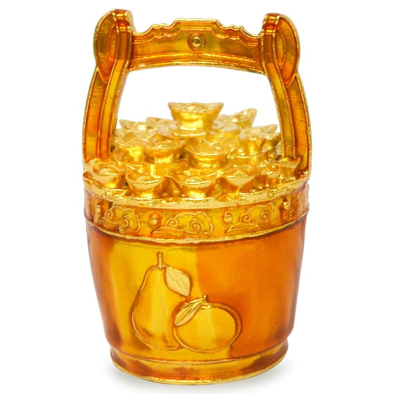 Ornaments - （イスイ）YISHUI 置き物 風水 風水グッズ 瓢箪 装飾小物 アクセサリ バケツ ホーム飾り オフィス 金運 家庭