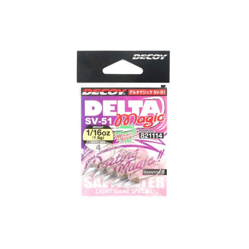 Rakuten - カツイチ(KATSUICHI)釣り針 SV-51 デルタマジック 1/48oz 1本