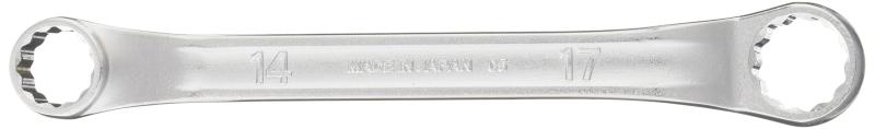 乐天商城 - 京都機械工具(KTC) 45度×6度ショートめがねレンチ 14×17mm M5S1417