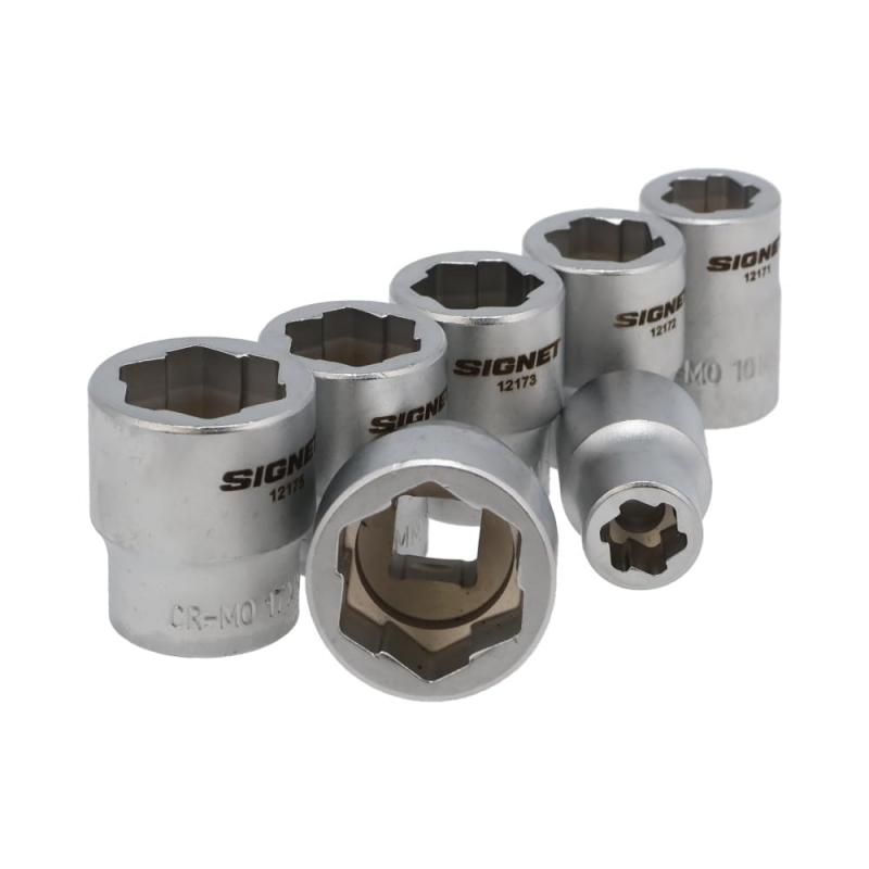 Rakuten - SIGNET(シグネット) 12187 3/8DR ボルトリムーバーソケットセット (7PCS) 12187