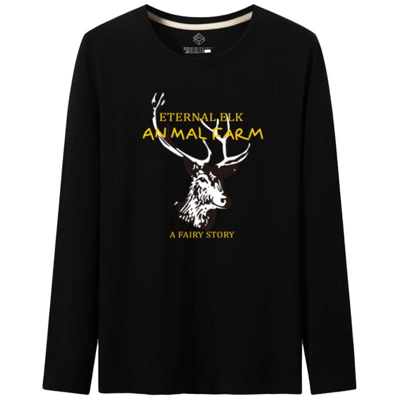 乐天商城 - CHROME CRANE(クロム クレイン) メンズ 長袖 トナカイ プリント Tシャツ 動物 ロンT インナー トップス LPT030