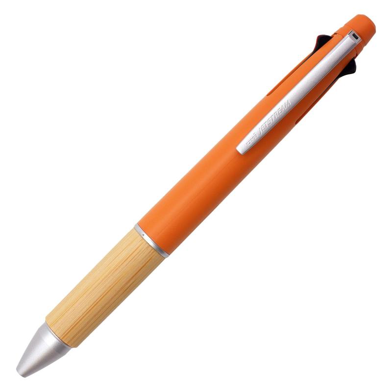 Multifunctional Pens - 多機能ペン ジェットストリーム 4&1 0.5mm BAMBOO【サンオレンジ】 MSXE52