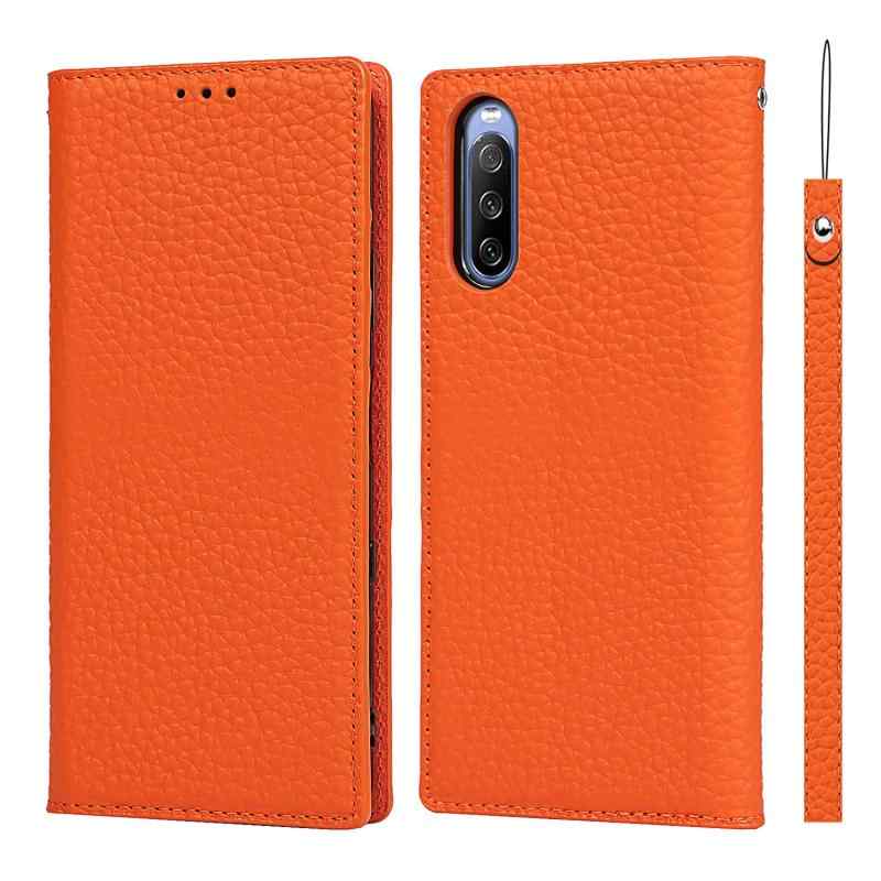 Rakuten - Pelanty For Sony Xperia 10 III ケース手帳型 SOG04 SO-52B 牛革製品 本革レザー 財布型カバー カード収納 スタンド機能 内蔵マグネット 手作り柔らかい ソニー エクスペリア 10iii 第3世代 so52b 携