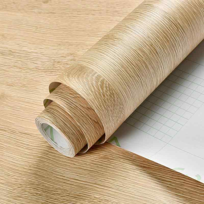 Rakuten - Haimin はがせる壁紙シール ナチュラル木目調 防水 防汚 防カビ 耐油 耐熱 DIY 家具 壁 キッチン 扉 テーブル 補修 カッティングシート リメイクシート