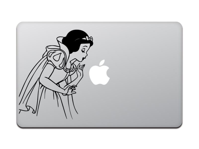 乐天商城 - カインドストア MacBook Air/Pro 11 / 13インチ マックブック ステッカー シール 白雪姫 りんごにキスする白雪姫 M751X
