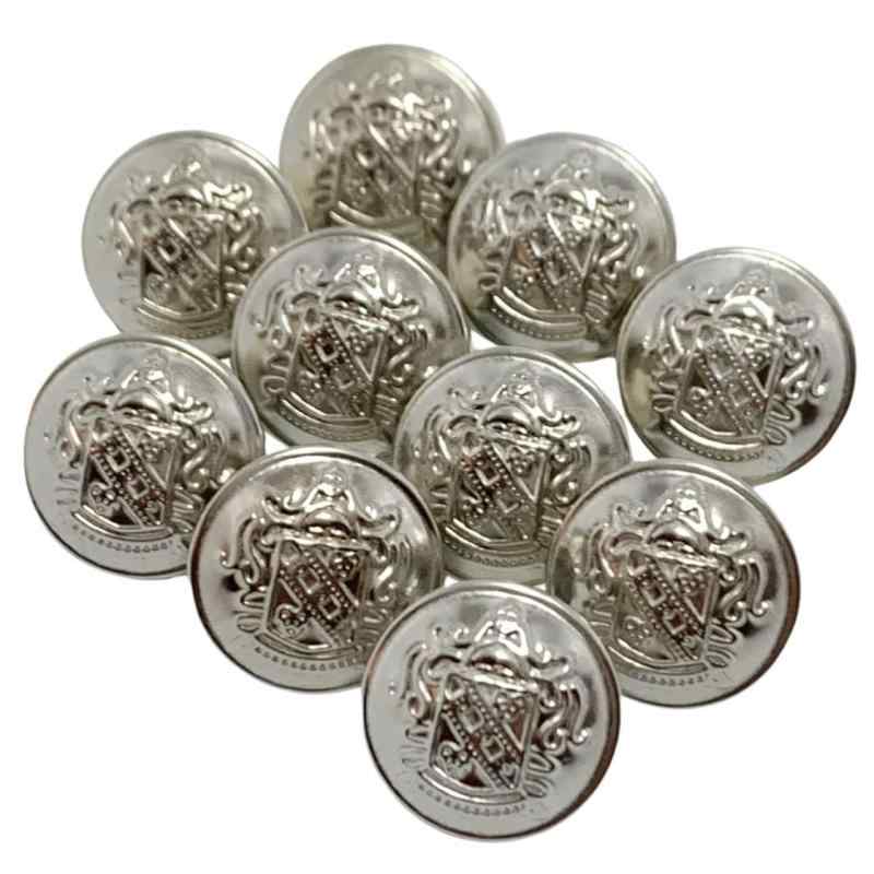 Button - エデンボタン 高輝度 シルバー 銀ボタン 金属製