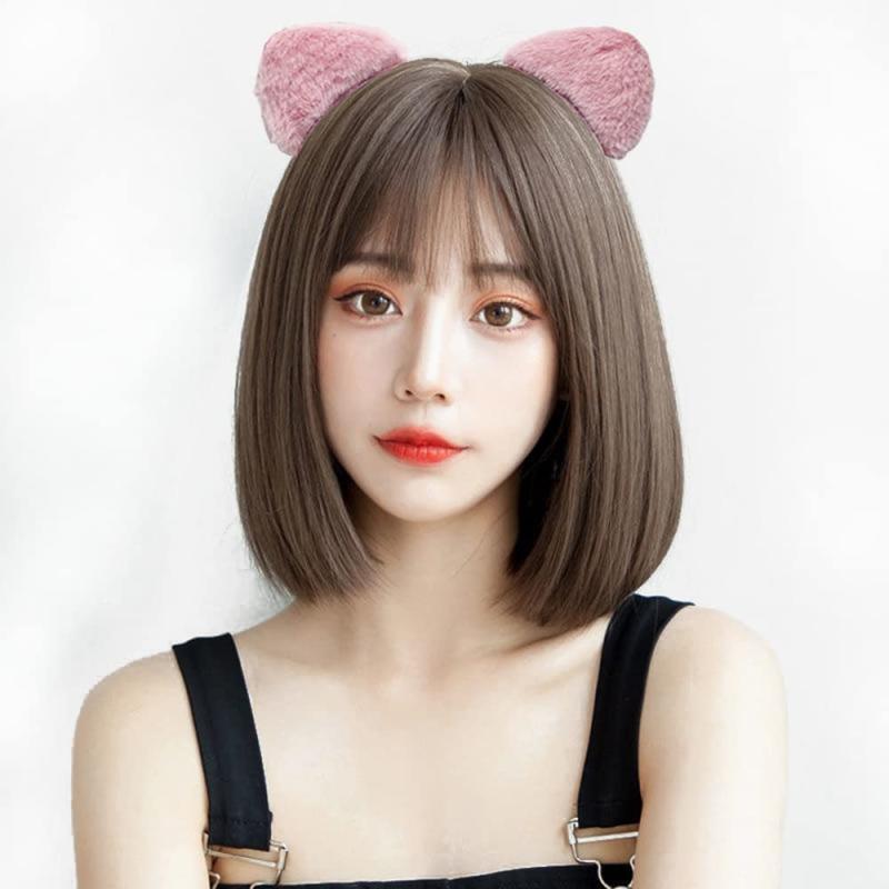 サムコス ネコ耳 ヘッドバンド 猫耳 カチューシャ もふもふ耳 4色 獣耳 狐耳 可愛い クリスマス ハロウィン コスプレ 仮装 仮面 舞踏会 メイク/洗顔用 putera-10133158 GRATIQUE MIEI サンプル画像3