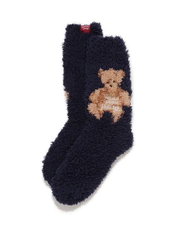 Rakuten - [ジェラート ピケ] 【HOLIDAY】【HOMME】ジェラートスノーベアジャガードソックス PMGS255655 メンズ NVY Free Size