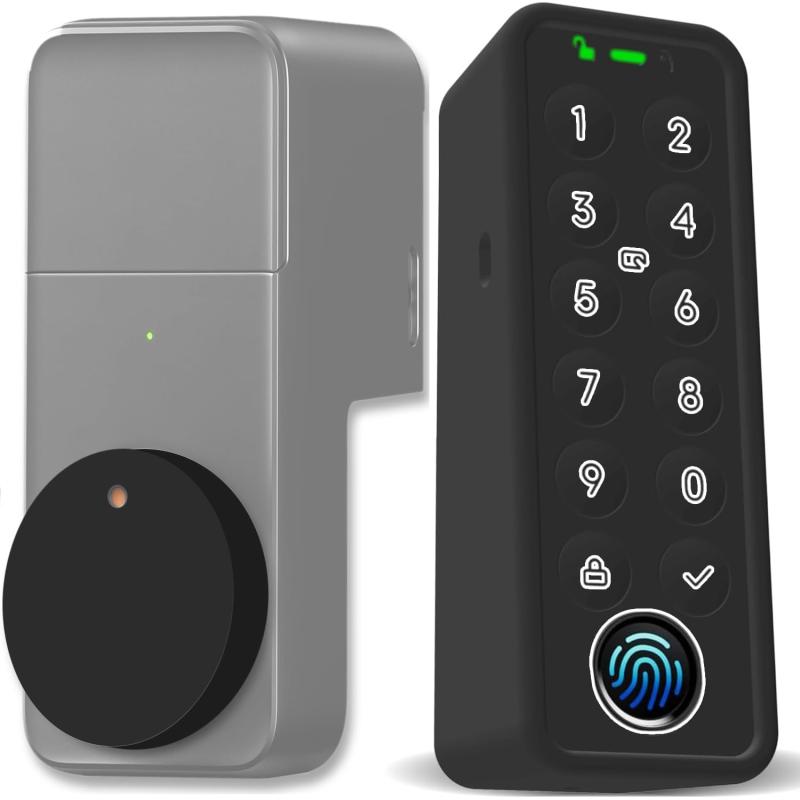 For SwitchBot 指紋認証パッド 保護ケース カバー 全面保護 取付カンタン 防水 耐衝撃 耐久性 キズ防止 SwitchBot Lock Pro with Keypad Touch 用保護ケース