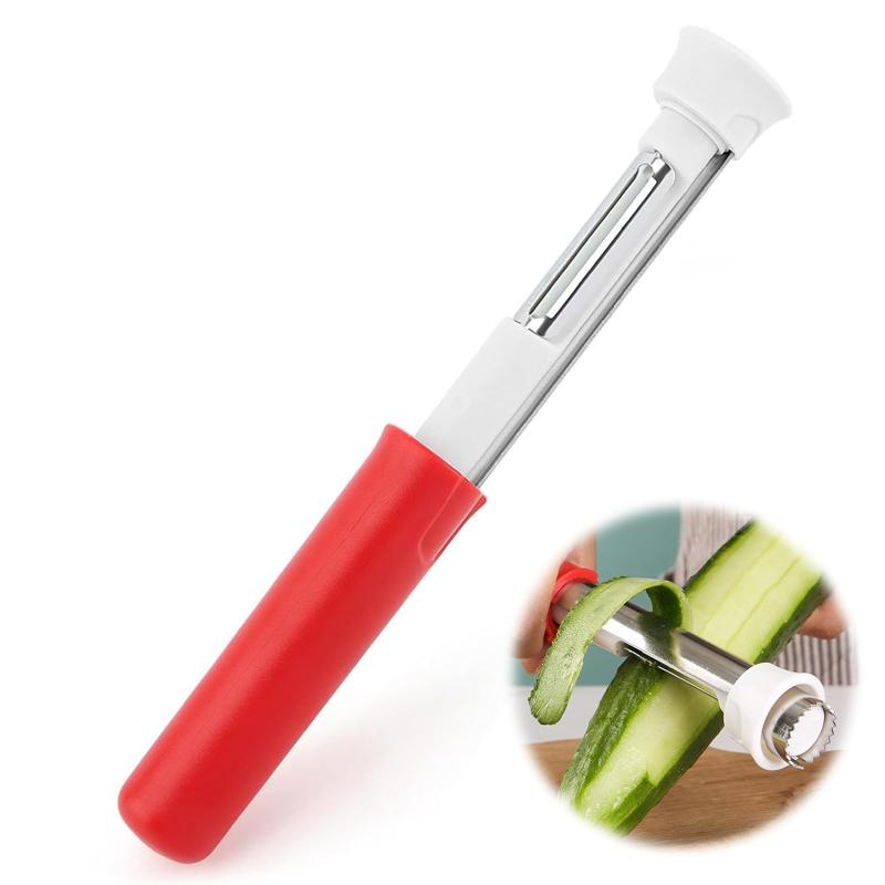 PAVIKE りんご 芯取り リンゴ芯抜き器 アップル 芯抜き器 芯取り器具 皮むき器 2in1果物 ...