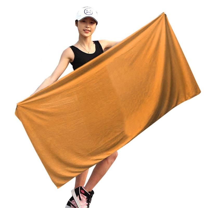 冷却タオル 大判 150×80cm ひんやりクールタオル 大きいサイズ 超冷感 涼しい アイス たおる 冷たい 涼感 冷却 たおる れいかん uvカット 速乾 夏 暑さ 猛暑 熱中症対策 グッズ ビーチ プール 冷却タオル 大判サイズ