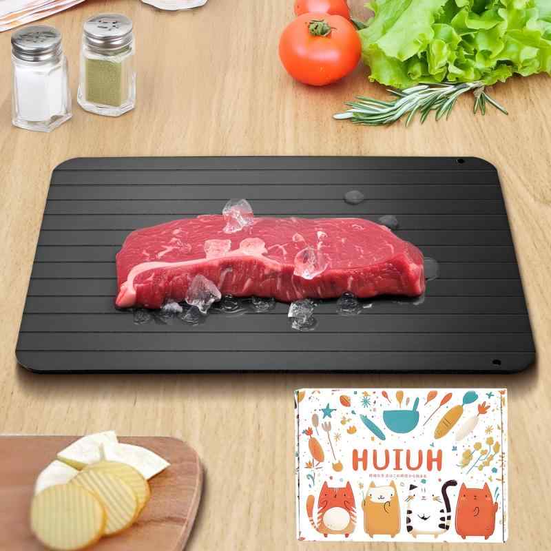 HUIUH 解凍プレート 新登場 厚手 【正規品】 人気 急速解凍プレート 家庭用&業務用 粗熱取り putera-10170316 GRATIQUE MIEI パッケージ画像