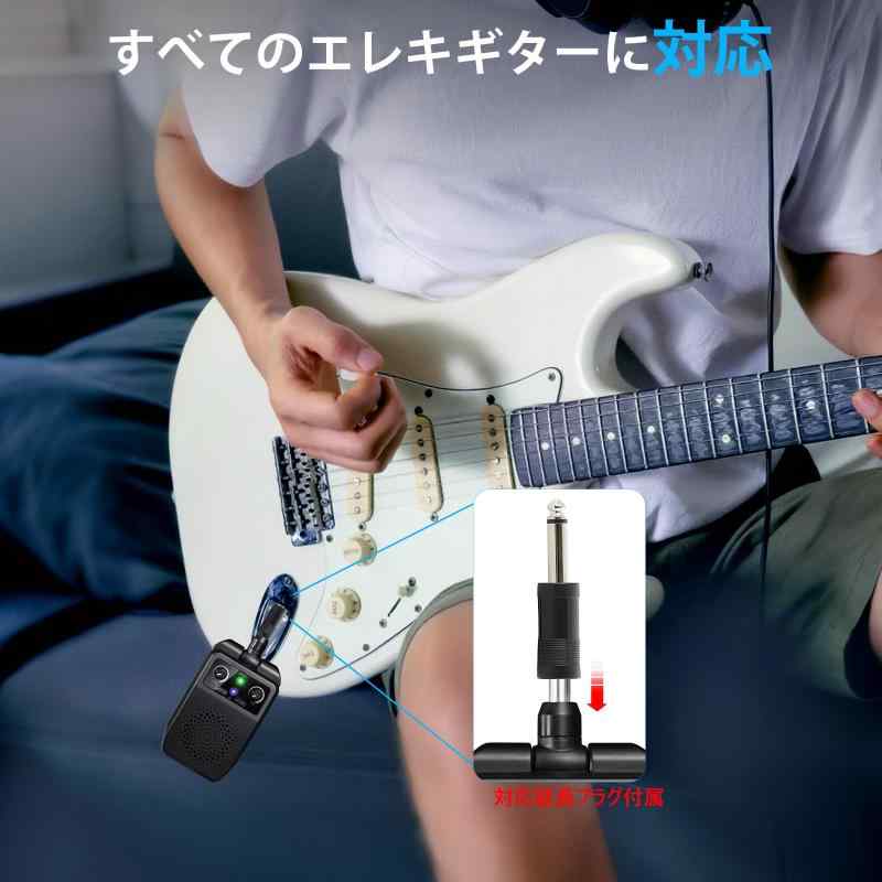 JOYO 5Wエレキギター アンプ 小型ミニギターアンプ Bluetooth 充電式 6.35mmプラグ 練習用 4種エフェクト内蔵 クリーン/ディストーション/オーバードライブ/リバーブ (JA-05G) putera-10172820 GRATIQUE MIEI サンプル画像3