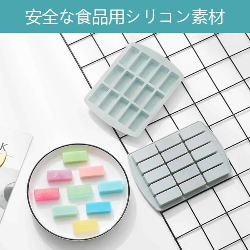 長方形型 シリコンモールド お菓子 チョコ型 シリコンモールド チョコ ショコラ 製...