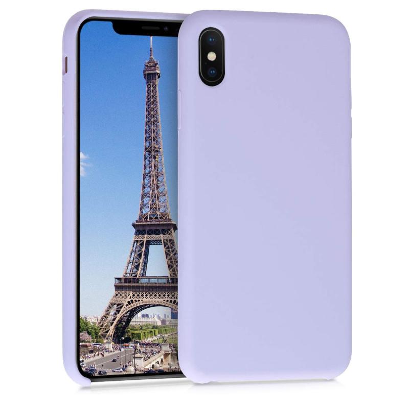 kwmobile スマホケース Apple iPhone XS Max対応 ケース - TPU リキッド シリコン カバー - 耐衝撃 傷防止 サラサラ Case