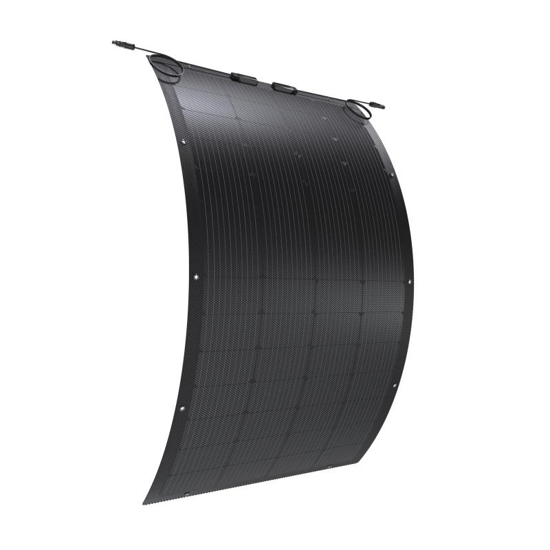 Sanraifu ソーラーパネル フレキシブル 200W 単結晶 ETFE フレキシブルソーラーパネル 270°折り曲げ可能 0.25cm超薄型ポータブル IP68防水 23%変換率 バッテリーシステム、キャンプ、緊急用、屋外屋