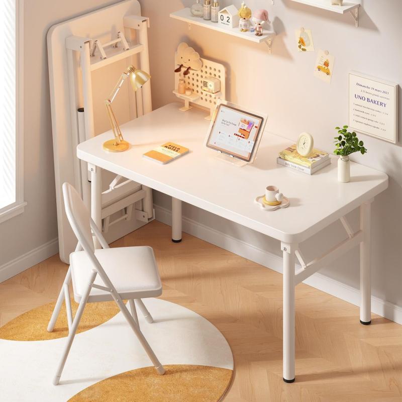 PQNLXLN 折りたたみデスク パソコンデスク 幅80cm 幅100cm 奥行50cm コンパクトデスク リモートワーク 机 折り畳み 組立不要 完成品 putera-10174968 GRATIQUE MIEI サンプル画像2