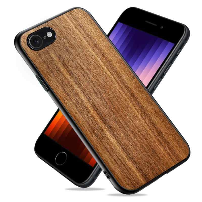 【送料無料】MQman iPhone16 iPhone16Plus iPhone16Pro iPhone16ProMax ケース 木製 レンズ保護デザイン クルミの木 原木 胡桃素材 天然木 耐衝撃 ソフト 軽量 シリコーンカバー 薄い ワイヤレス充電対応