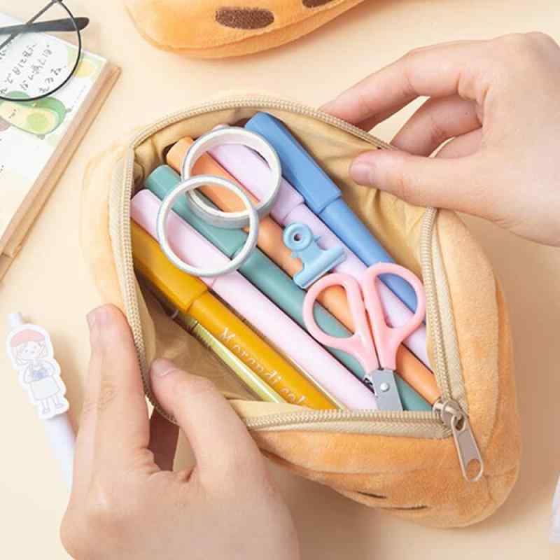 筆箱 ぬいぐるみ ペンポーチ ペンケース ポーチ 大容量 スエード 丈夫 筆入れ 鉛筆バッグ ファスナー式 文具ケース 面白い オシャレ 入学祝い 贈り物 誕生日 プレゼント 鉛筆 文房 文具 小物 putera-10181849 GRATIQUE MIEI サンプル画像3