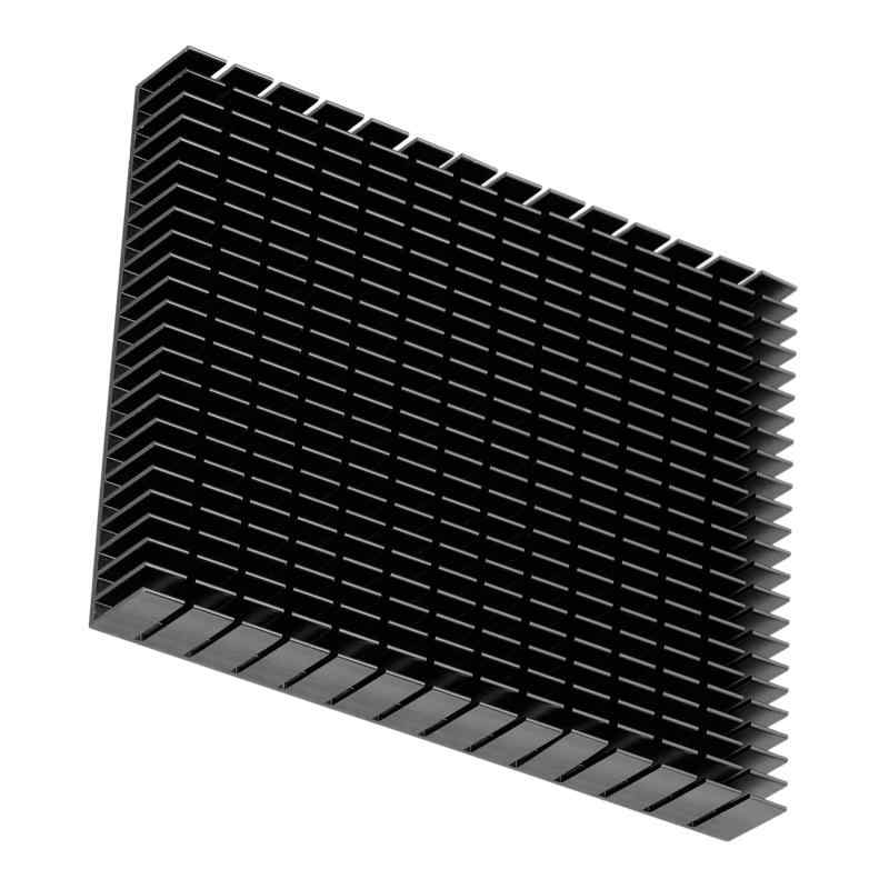 ヒートシンク 急速冷却 アルミニウム製 放熱板 冷却効率 空冷 フィン 150x120x20mm 熱シンク アルミニウム クーラー冷却熱シンク ラジエーター CPU、アンプ、PCBボード用