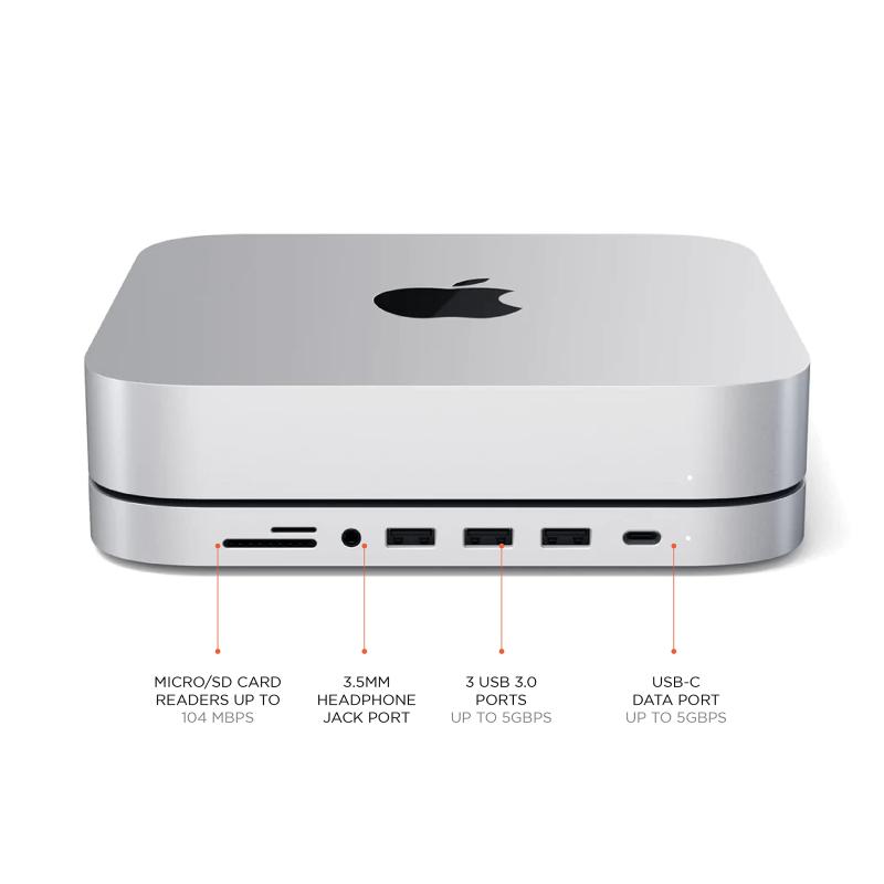 SATECHI USB-C アルミニウム スタンド & ハブ (2018 2020 Mac Mini対応) データポート, Mi putera-10183561 GRATIQUE MIEI サンプル画像3